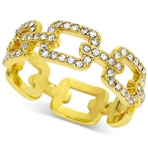 Gold link ring size 5